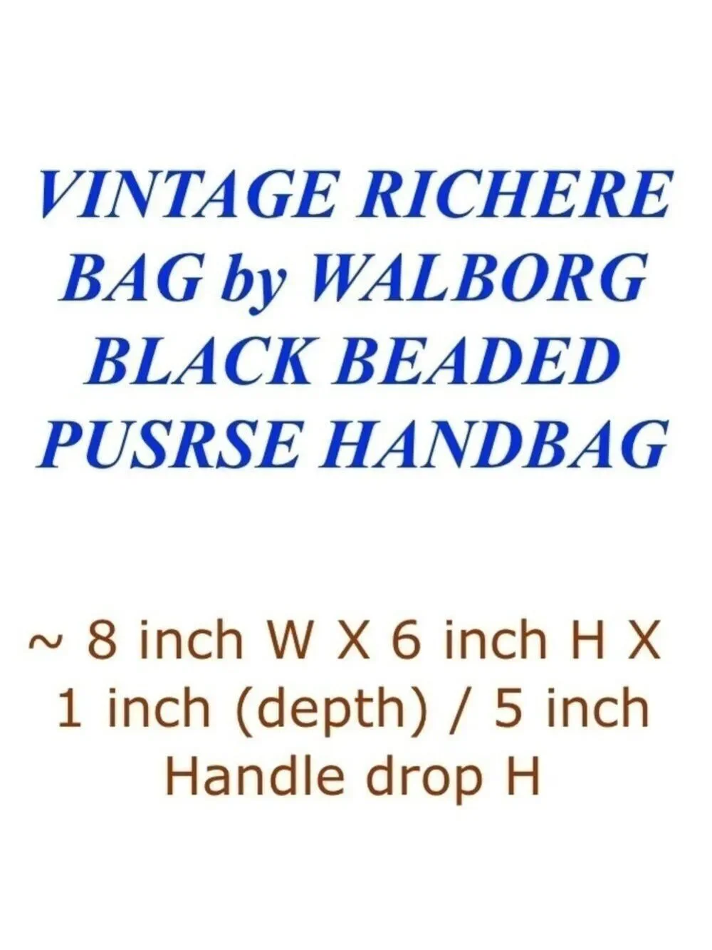 Walborg rare 1950’s
